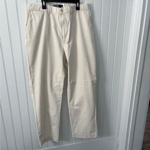 Polo by Ralph Lauren Men's Cream Cotton Chino Pants